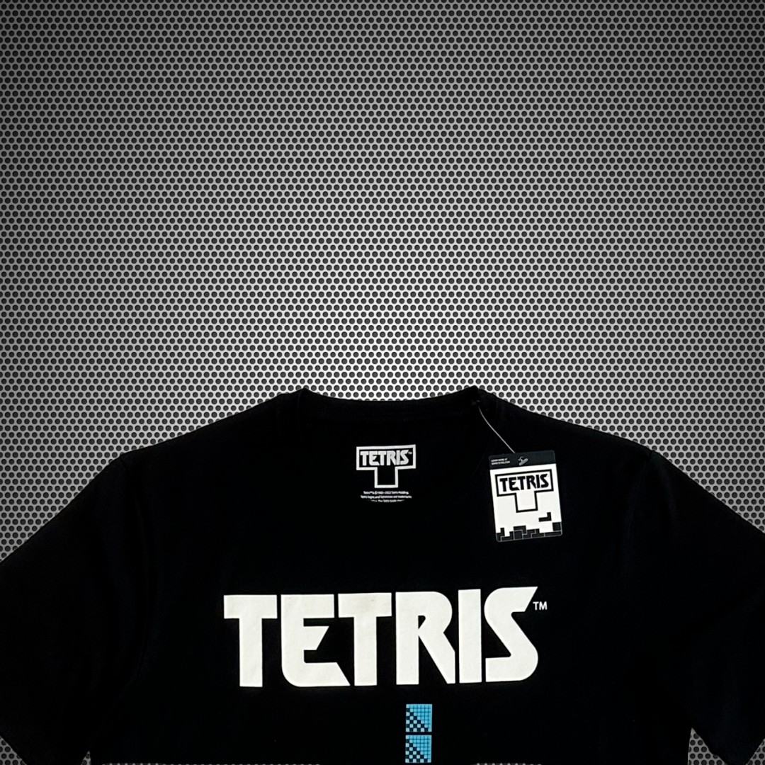 ORİJİNAL TETRİS ERKEK ALT ÜST TİŞÖRT ŞORT PİJAMA TAKIM SİYAH-GRİ 55219