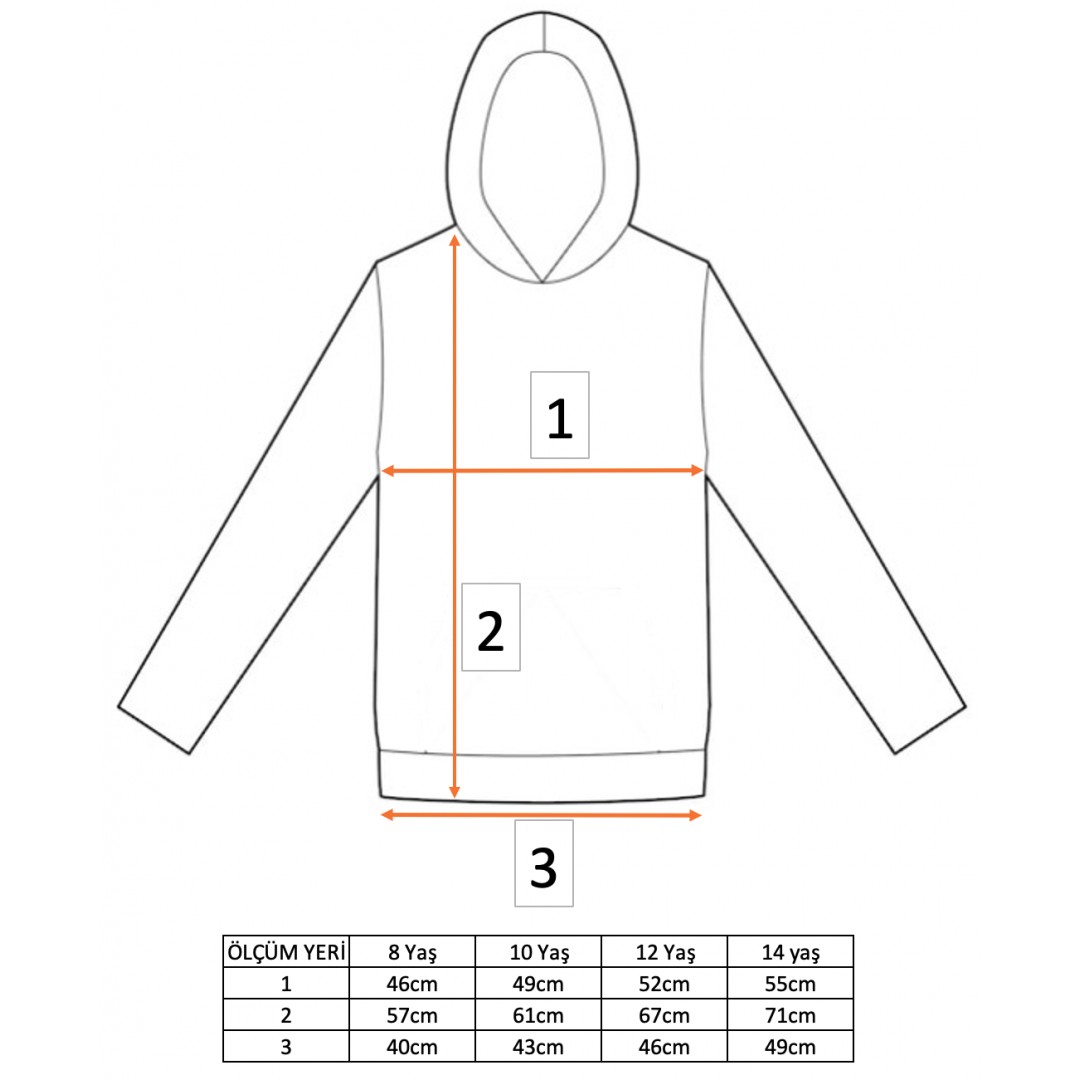 ORİJİNAL DISNEY STITCH BASKILI KAPÜŞONLU SWEATSHIRT ŞARDONLU 55129 MOR