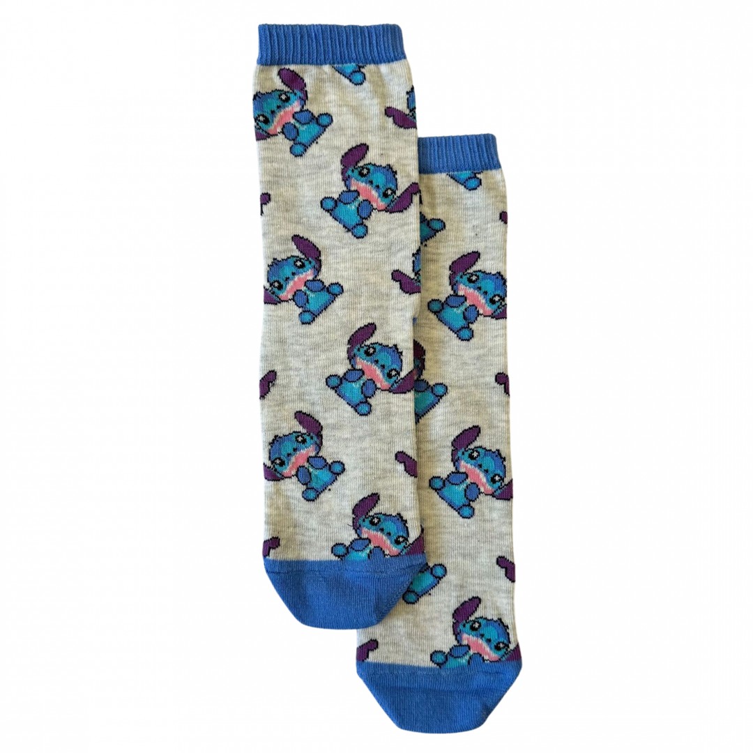 ORİJİNAL DISNEY STITCH  KADIN-KIZ ÇOCUK 3 LÜ ÇORAP SETİ NW1116