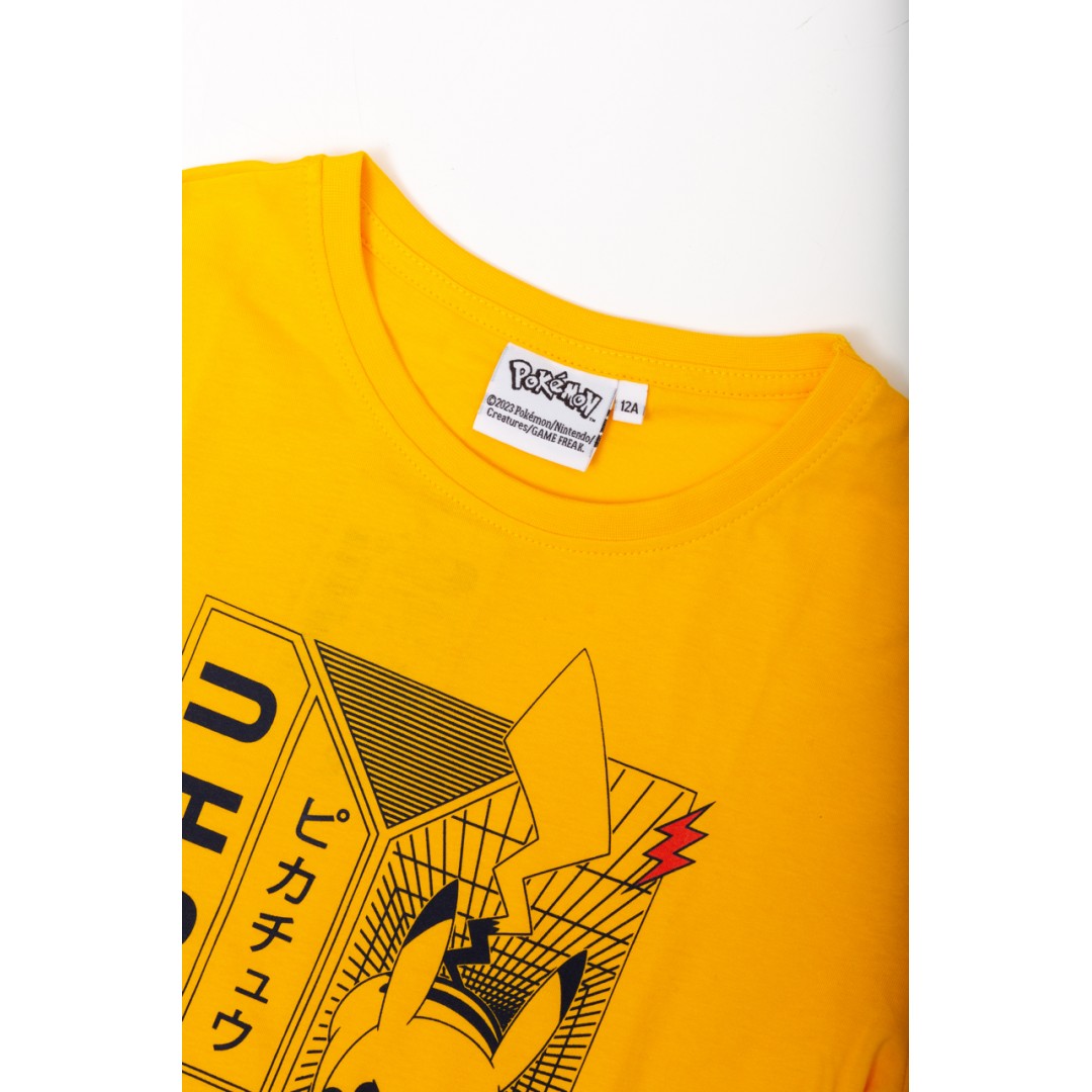 ORİJİNAL POKEMON PIKACHU ÇOCUK TSHIRT-79765-SARI