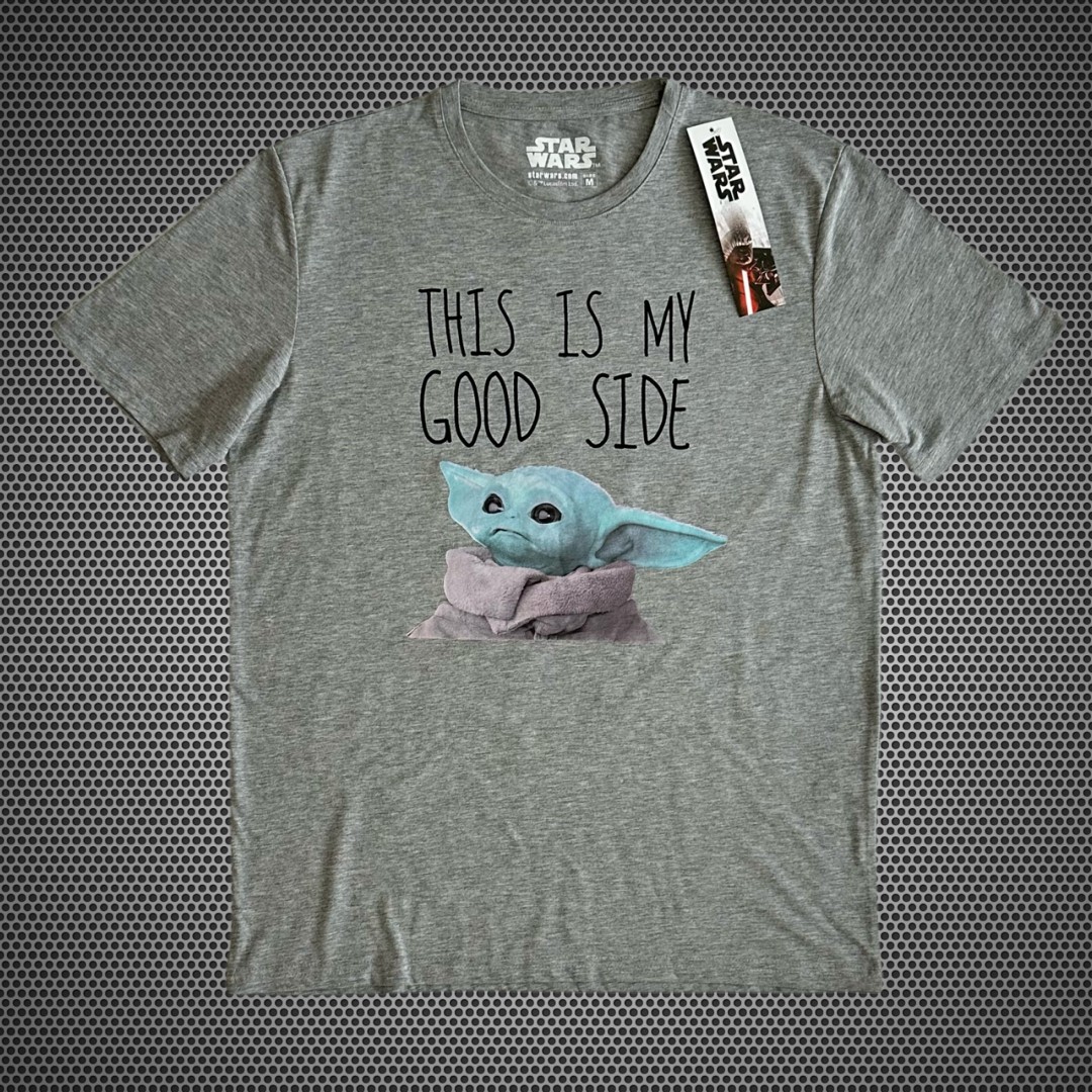 ORİJİNAL STARWARS ERKEK ALT ÜST TİŞÖRT ŞORT PİJAMA TAKIM GRİ-SİYAH 55221