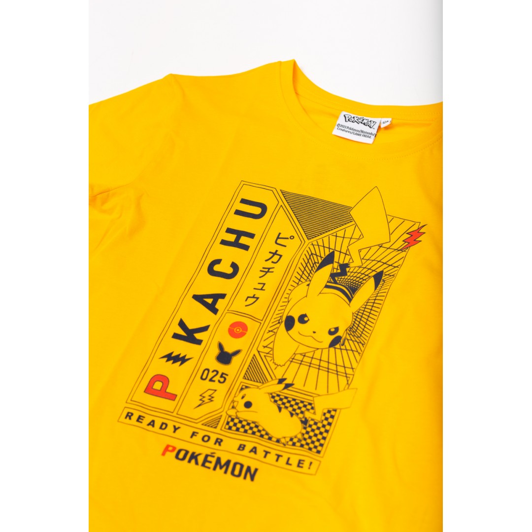 ORİJİNAL POKEMON PIKACHU ÇOCUK TSHIRT-79765-SARI