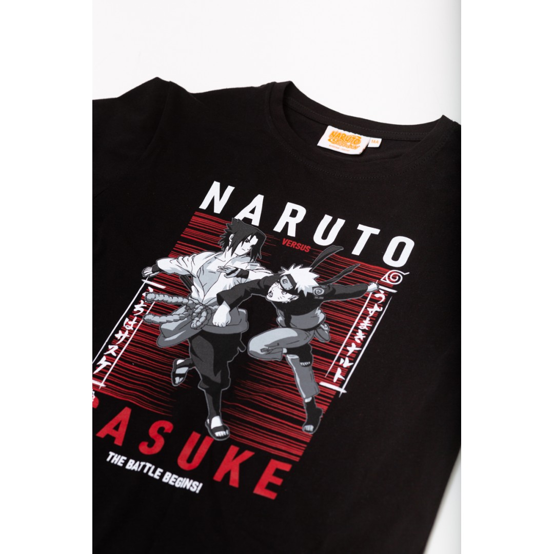 ORİJİNAL NARUTO SASUKE ÇOCUK TSHIRT-79766-SİYAH
