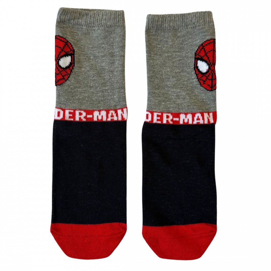 ORİJİNAL SPIDERMAN-ÖRÜMCEK ADAM  ERKEK ÇOCUK 3 LÜ ÇORAP SETİ NW1117