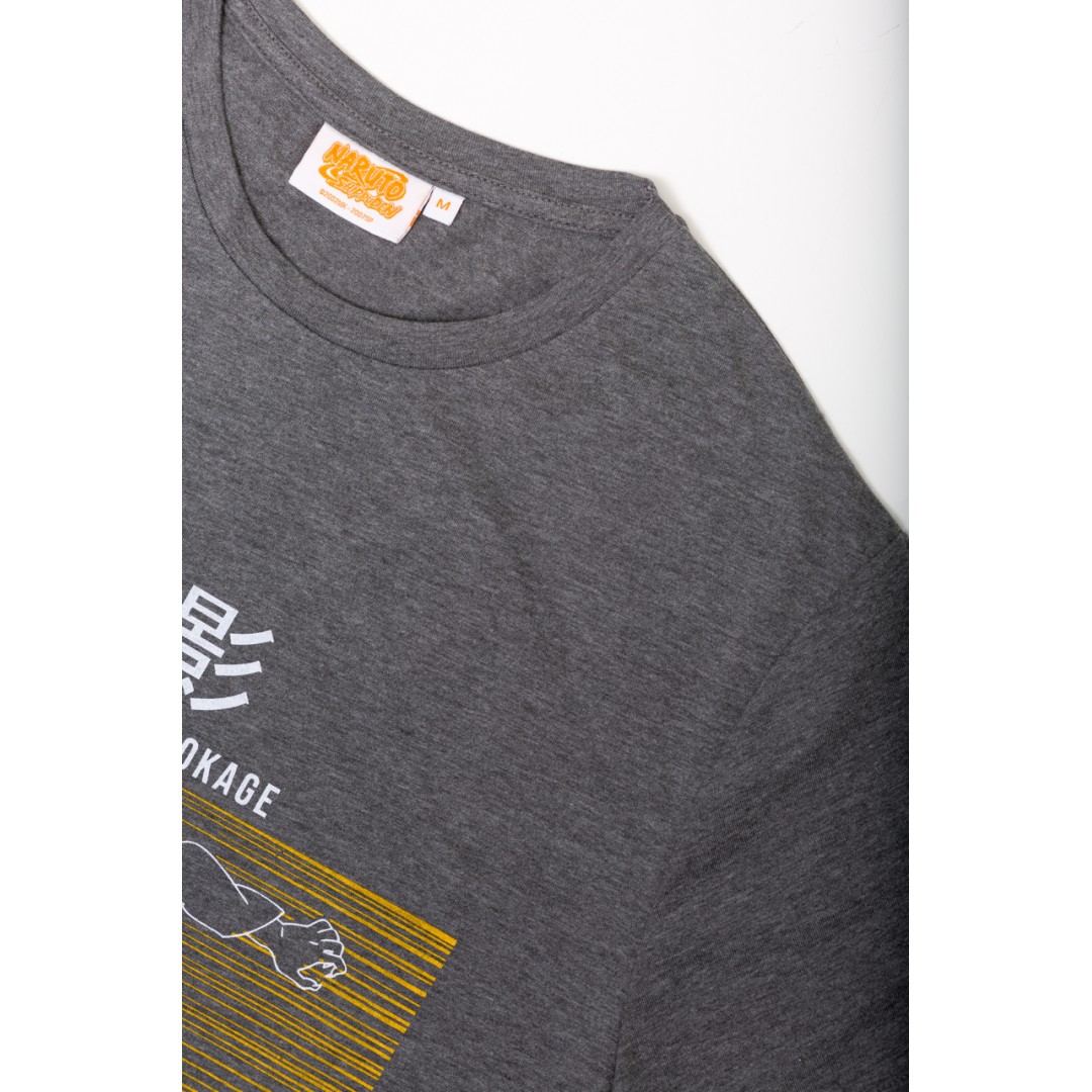 ORİJİNAL NARUTO UZUMAKİ HOKAGE TSHIRT-1280181-ANTRASİT
